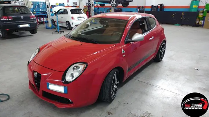 Mappatura Top Speed Garage su Alfa Romeo Mito QV (155cv stock).