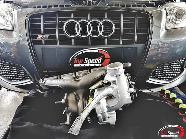 Nuova linfa vitale per questa Audi S3: turbina k04!